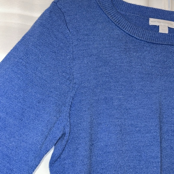 {New York & Company} Blue Sweater, Medium - Picture 5 of 6